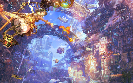 Steampunk Cityscape screenshot 1