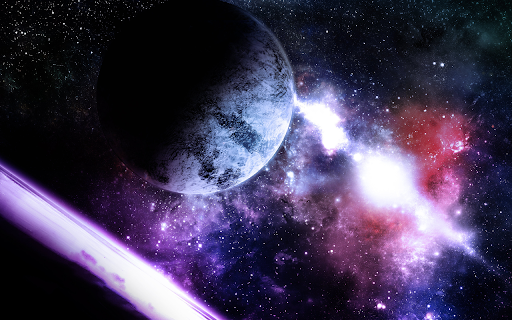 Stellar Light Violet Planet screenshot 1