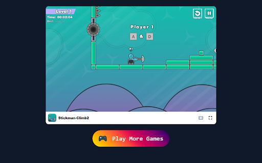 Stickman Climb 2 Game - Master Physics-Based Climbing Challenges! screenshot 1