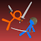 Stickman fight ragdoll Game logo