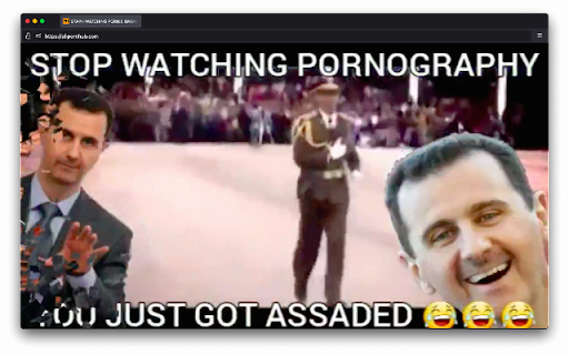 Stop Watching Porn or Get Assaded screenshot 1