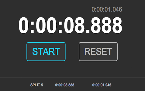 Stopwatch screenshot 1