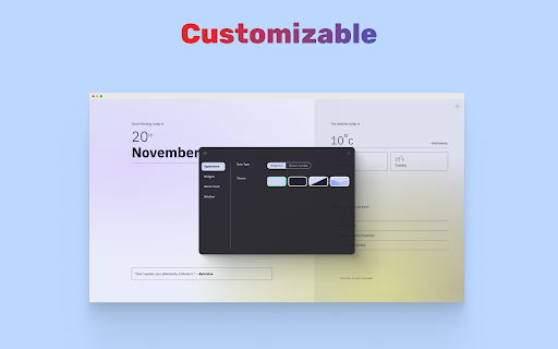 Stratus - New Tab page screenshot 1