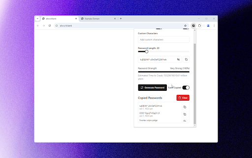 Strong Password Generator - Copy & Use screenshot 1