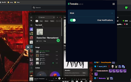 STweaks screenshot 1