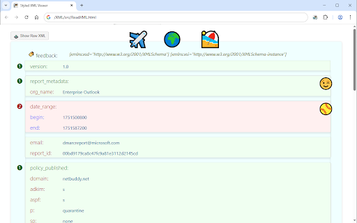 Styled XML Viewer screenshot 1