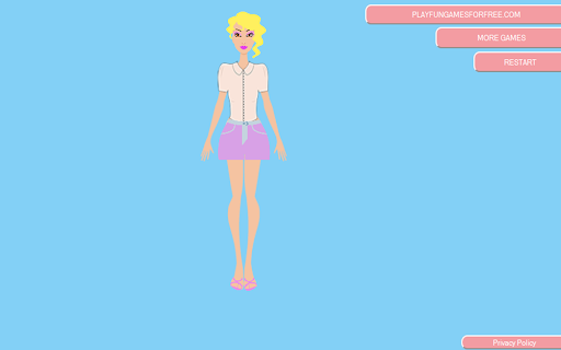 Summer Dress Up and Style Game screenshot 1