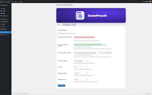 SummPressAI screenshot 1