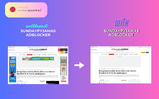 SundayPyjamas Adblocker screenshot 1