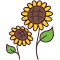 Sunflower Field and Windmill logo