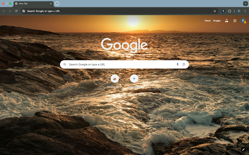 sunset at sea screenshot 1