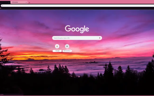 Sunset at the Mountains screenshot 1