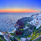 Sunset Over Santorini logo
