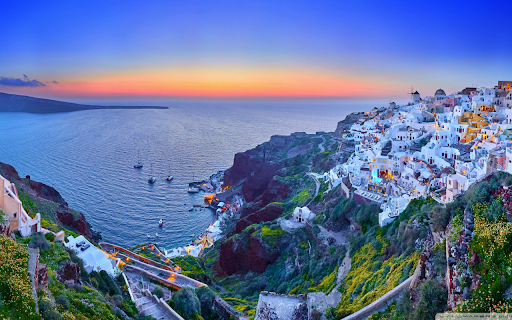 Sunset Over Santorini screenshot 1