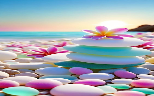 Sunset sea wallpaper screenshot 1