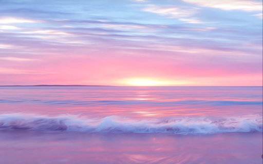 Sunset sea wallpaper screenshot 1