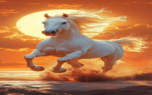 Sunshine Horse wallpaper screenshot 1