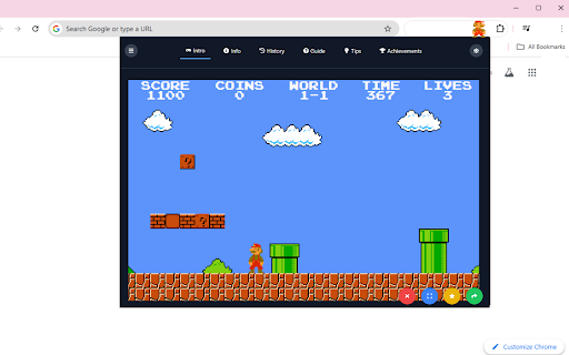 Super Mario Unblocked Game screenshot 1