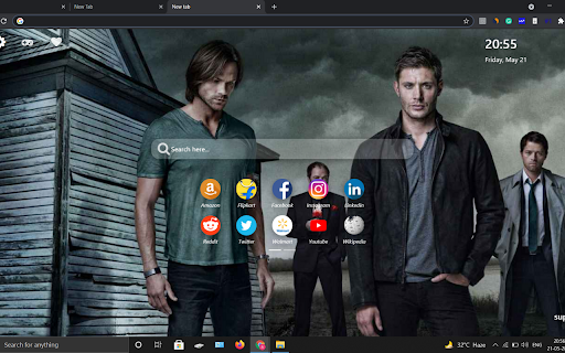 Supernatural Wallpaper HD New Tab Theme screenshot 1