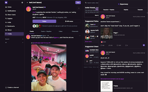 Superwarp screenshot 1