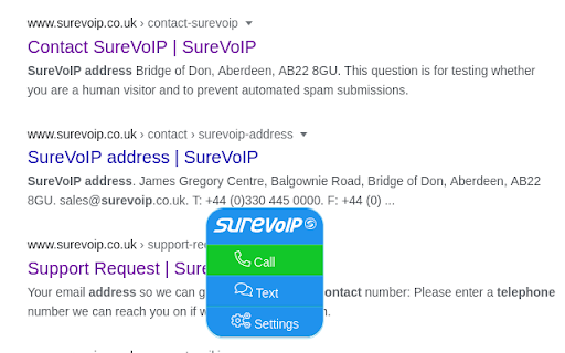 SureVoIP screenshot 1