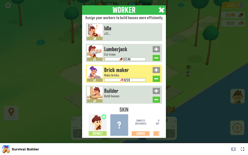 Survival Builder Game - Build your dream island from scratch! screenshot 1