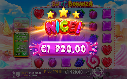 Sweet Bonanza slot screenshot 1