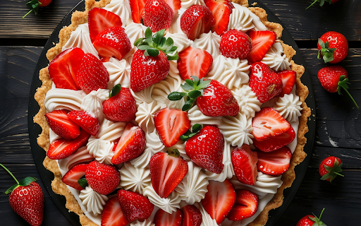 Sweet strawberry love cake screenshot 1