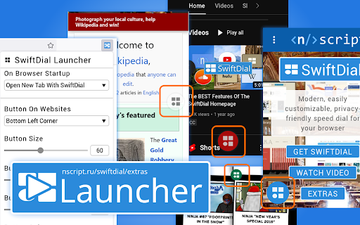 SwiftDial Launcher screenshot 1