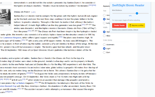 SwiftSight - Bionic Reader for ADHD screenshot 1