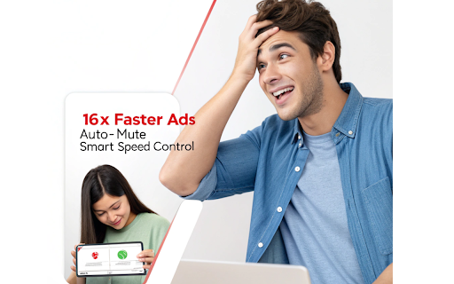 SwiftSkip - Ad Skipper & Speed Control screenshot 1