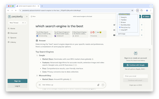SwitchSearch screenshot 1