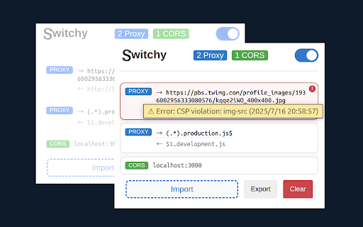 Switchy Proxy screenshot 1