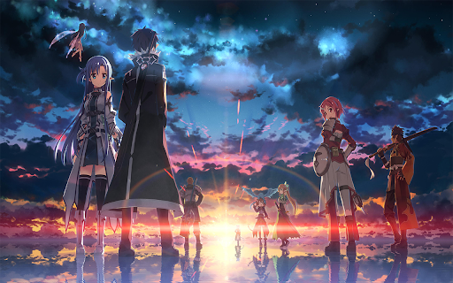 Sword Art Online 09 - 1366x768 screenshot 1