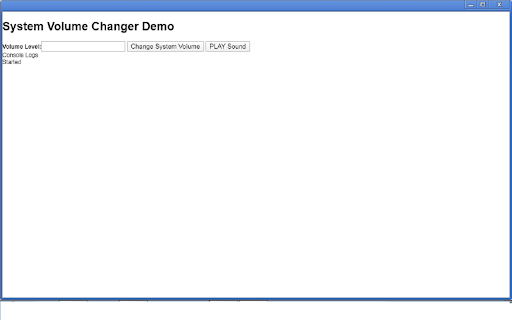 System Volume Changer Demo screenshot 1