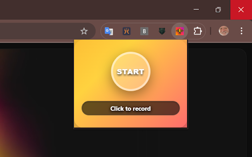 Tab Audio Recorder screenshot 1