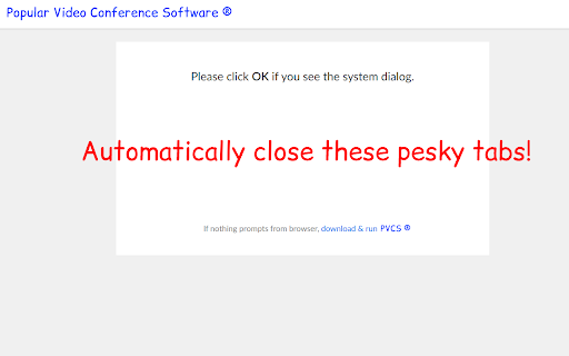 Tab Closer for Zoom screenshot 1