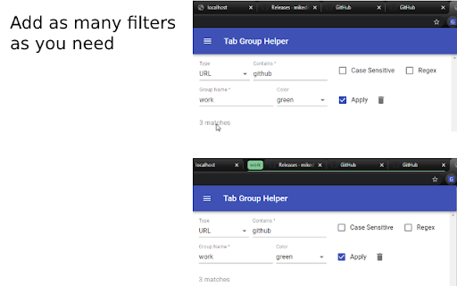 Tab Group Helper screenshot 1