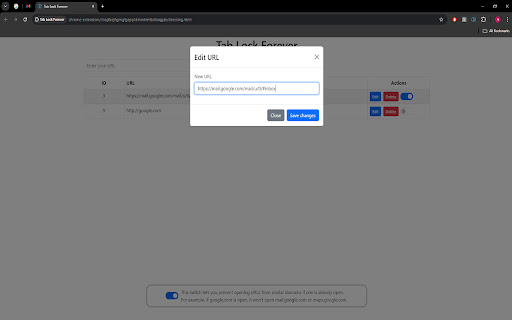 Tab Lock Forever screenshot 1