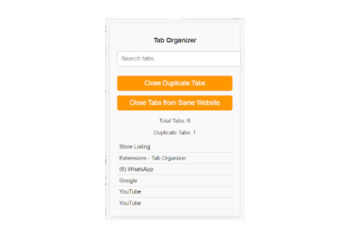 Tab Organizer screenshot 1