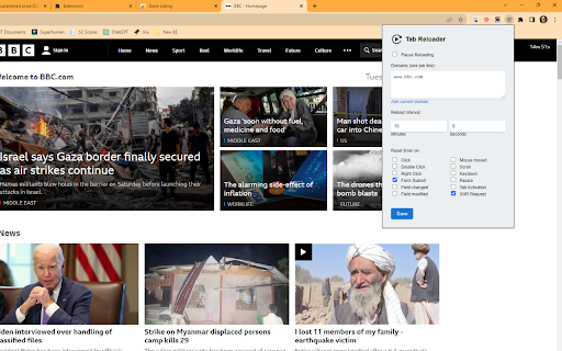 Tab Reloader screenshot 1