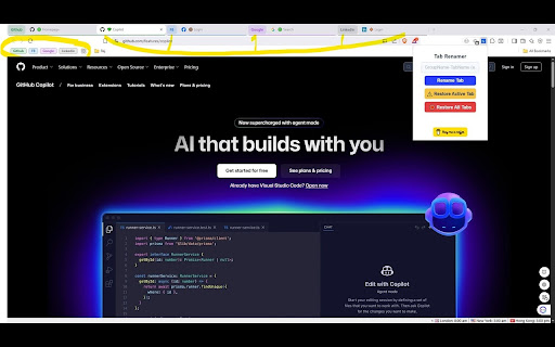 Tab Renamer screenshot 1