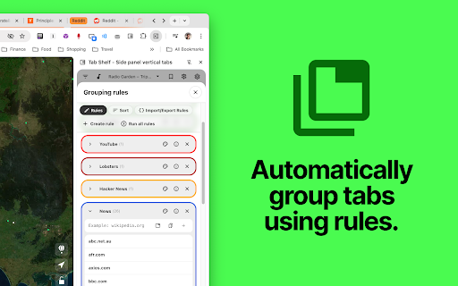 Tab Shelf - Side panel vertical tabs screenshot 1