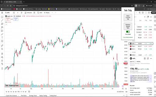 Tab Tidy screenshot 1