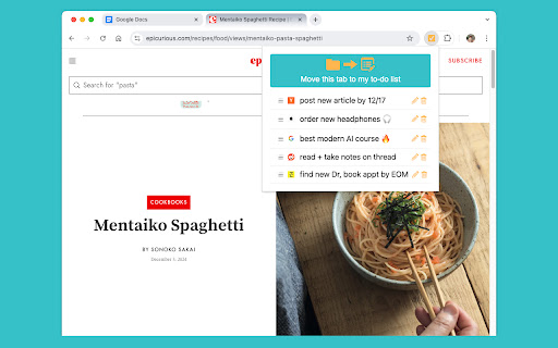 Tab To Do - Get s**t done, and a faster computer. screenshot 1
