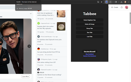 Tabbee screenshot 1