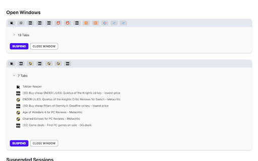 Tabber Keeper screenshot 1