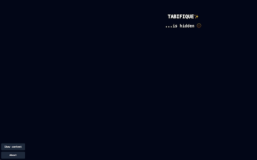 Tabifique screenshot 1