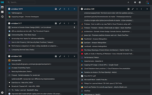 Tabmanager.io - Tab Session Manager screenshot 1