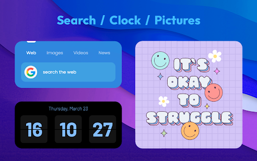 Tabrr Dashboard - New Tab with AI screenshot 1
